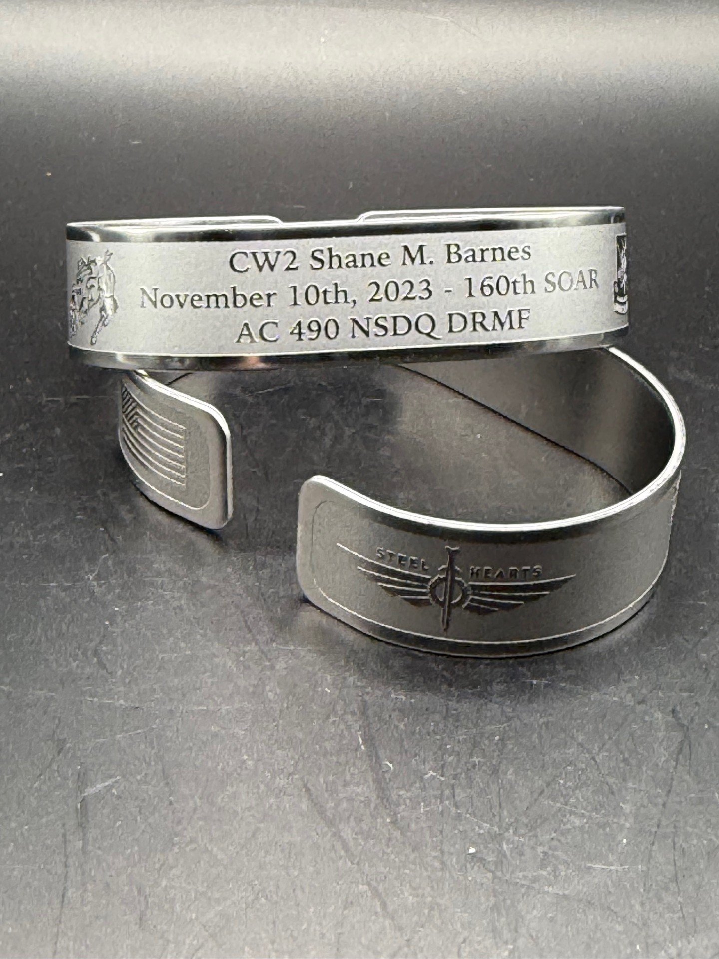 CW2 Shane Barnes Memorial Bracelet — Steel Hearts